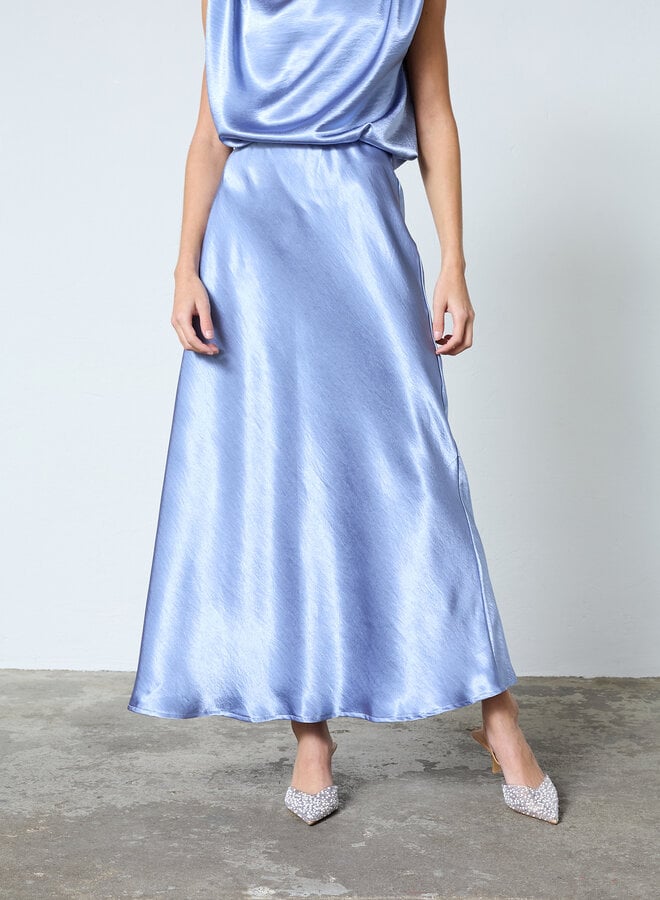 Satijnen Rok N.GEWO-SK4 19228 - Mid Blue
