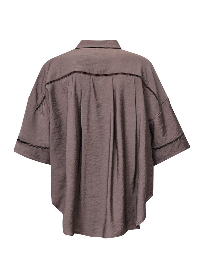 Sisters Point Blouse ELLA-N.SH9 19859 - Dark Chocolate