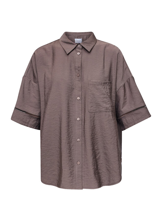 Sisters Point Blouse ELLA-N.SH9 19859 - Dark Chocolate