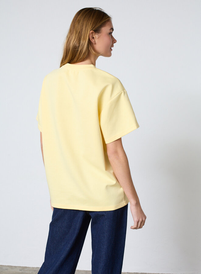 Sisters Point T-Shirt VEDA-SS 19786 - Straw