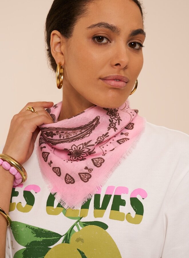 Sjaal MJ16508-0825 - Licht Roze