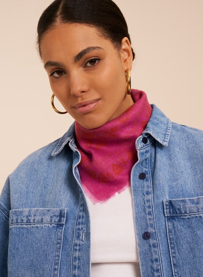 Sjaal MJ16505-0800 - Pink Red