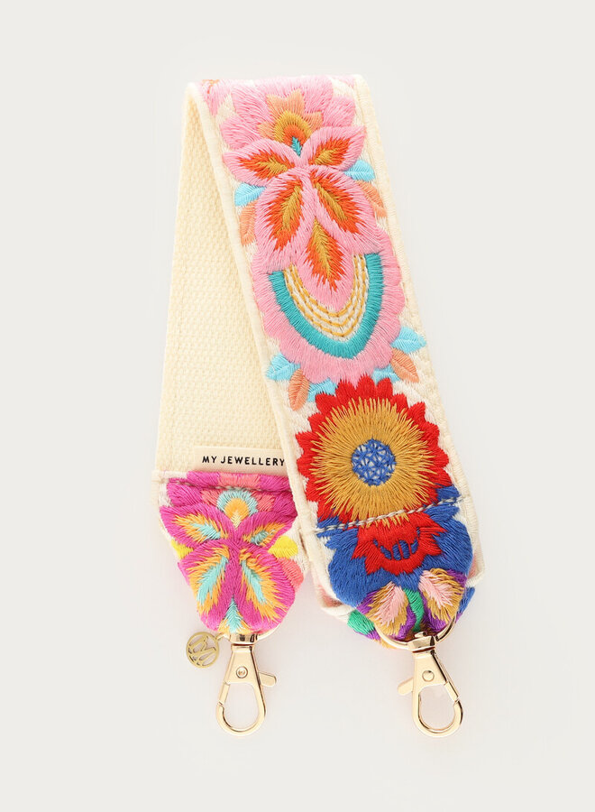 My Jewellery Telefoonkoord 'Tropical' MJ15637-1200 - Multi