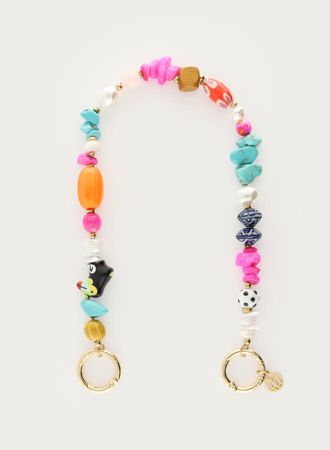 My Jewellery Telefoonkoord 'Tropical' MJ15630-1200 - Multi