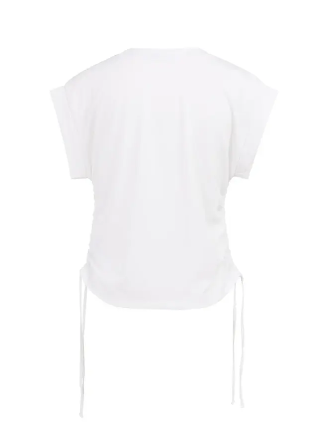 Yaya Linnen Top 01-709362-604 - 00000 Pure White