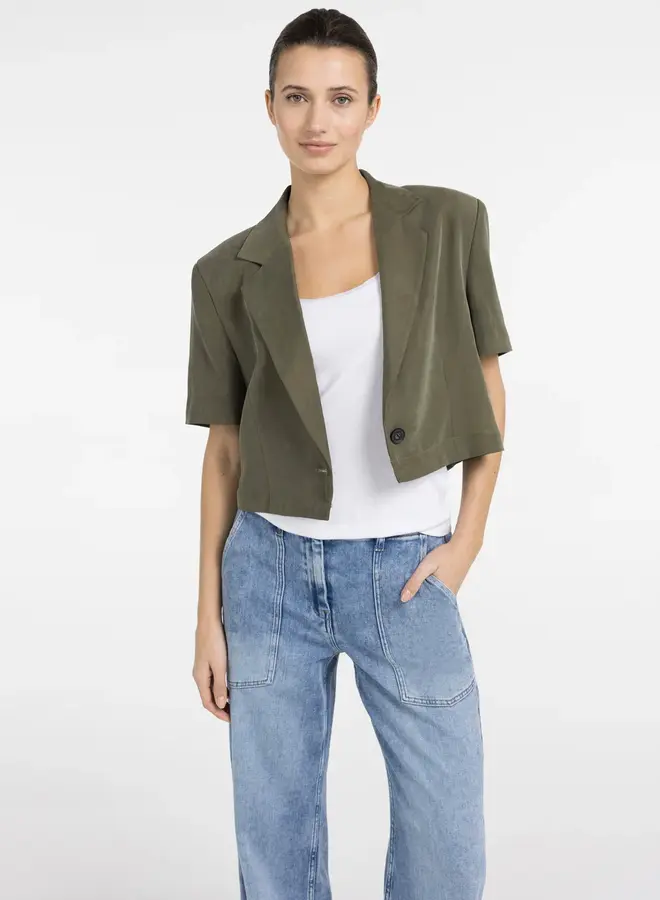 Yaya Blazer Afritsbare Zoom 01-501083-604 - 99065 Army Green