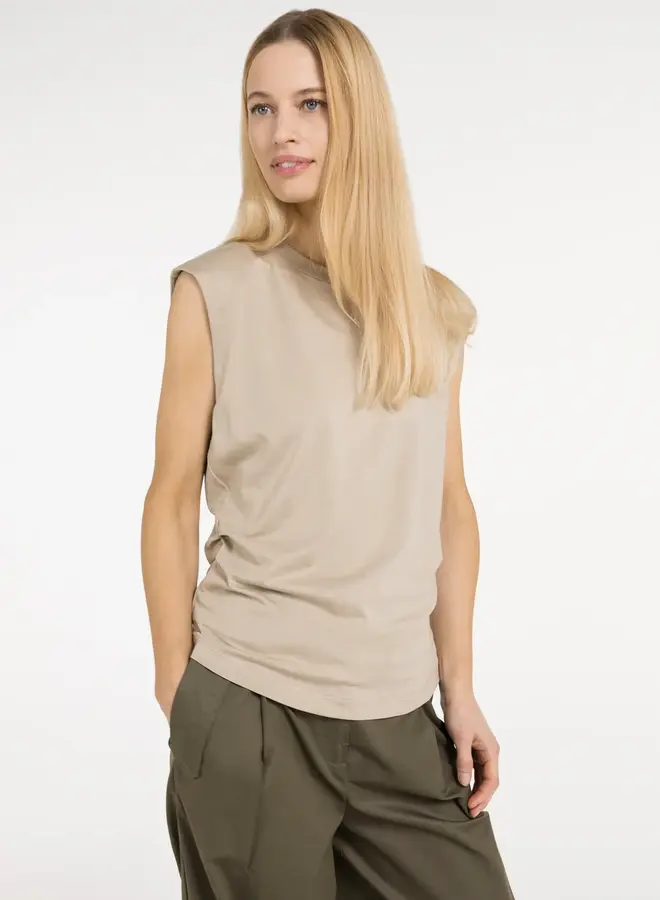 Yaya Top 01-709365-604 - 61104 Crockery Brown