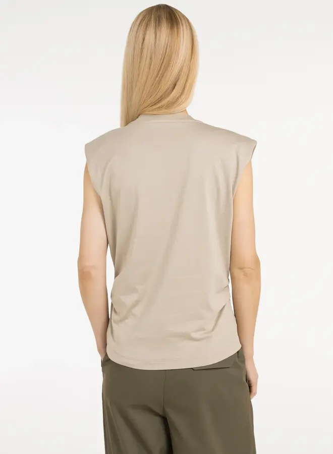 Yaya Top 01-709365-604 - 61104 Crockery Brown