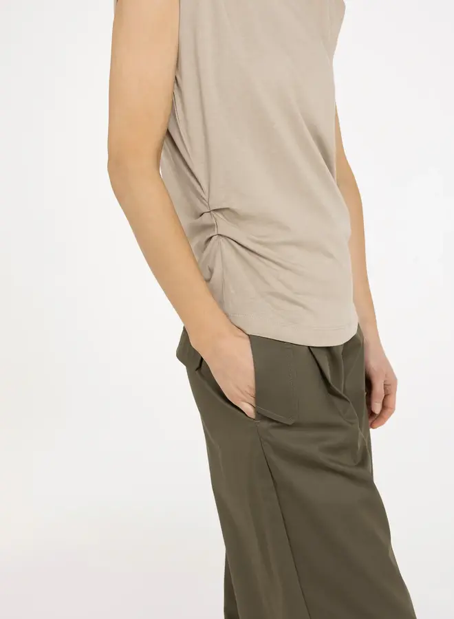 Yaya Top 01-709365-604 - 61104 Crockery Brown