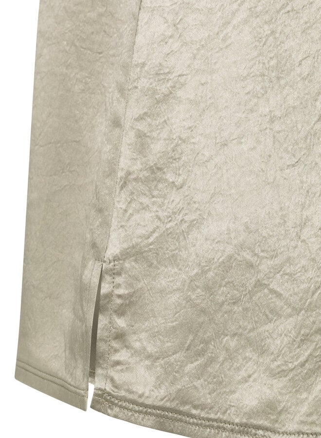 Yaya Satijnen Singlet Top 01-721052-604 - 61104 Crockery Brown