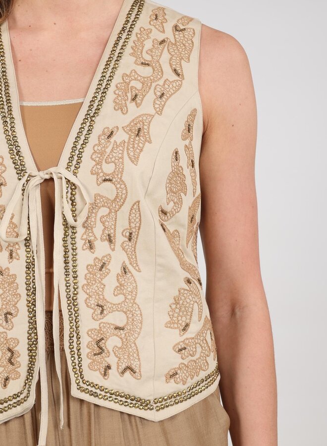 Nukus Gilet Momo NKS08027 - 9 Sand