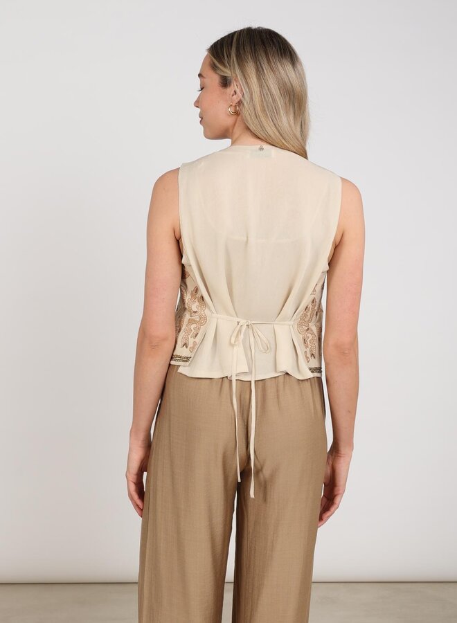Nukus Gilet Momo NKS08027 - 9 Sand
