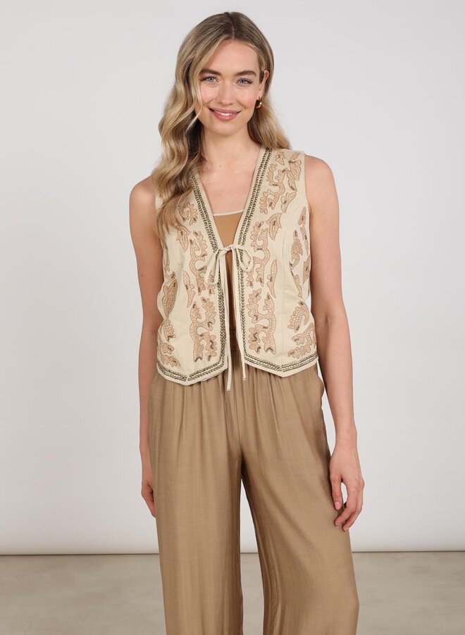 Nukus Gilet Momo NKS08027 - 9 Sand