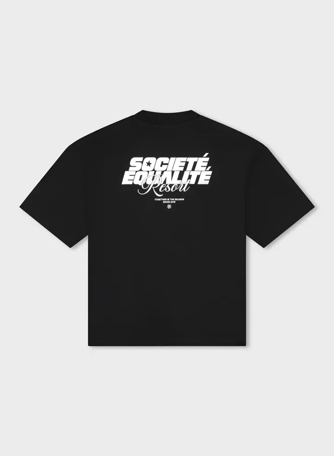 Equalité T-shirt Societé Resort EQ.26.4.6.25.200 - 200 Black