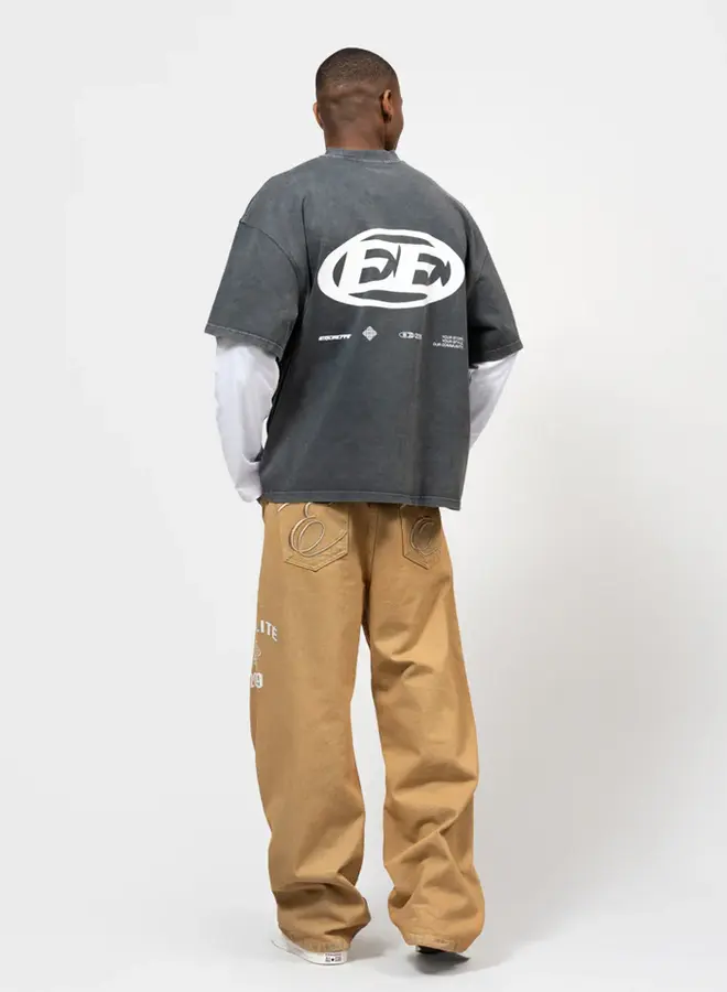 Equalité Longsleeve Tee Enzo EQ.26.4.13.13.244 - 244 Washed Grey/White