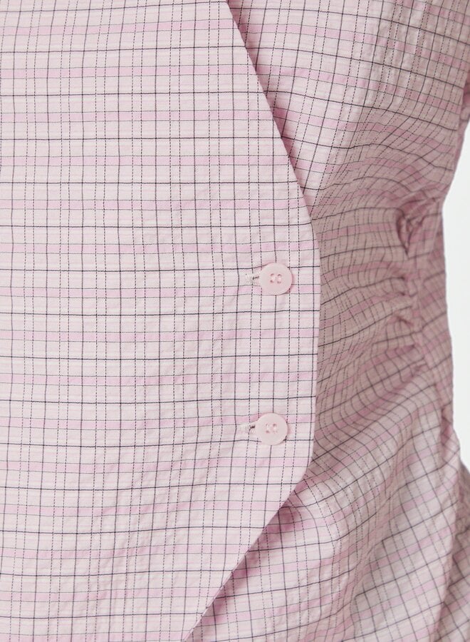 Neo Noir Top Celest Check  169021 - 754 Light Pink