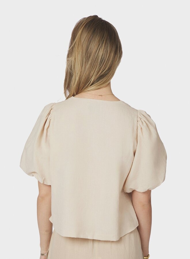Neo Noir Blouse Moisa Linnen 169314 - 213 Sand