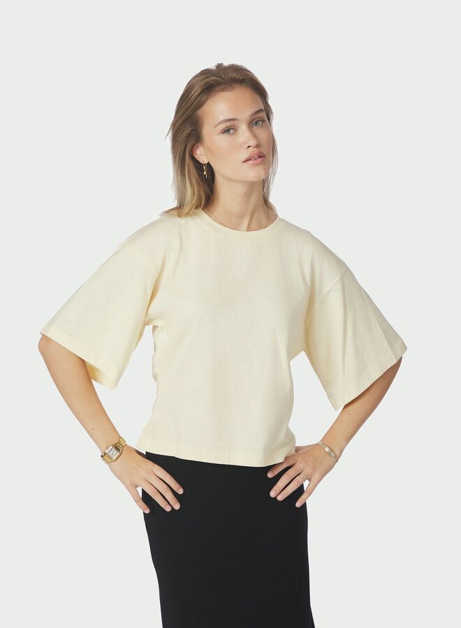 Neo Noir Top Asha Boxy 164418 - Butter Yellow