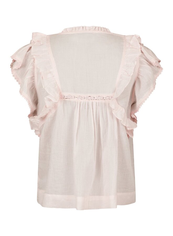 Neo Noir Blouse Jayla s Voile 159881 - Light Pink