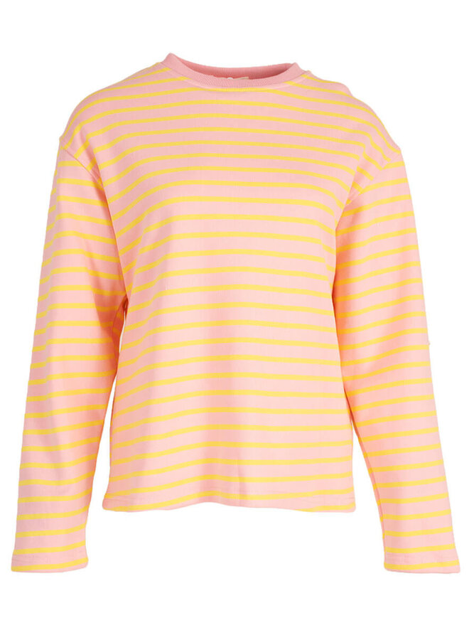 Azzurro Longsleeve Top A-9974 - Pink/Yellow
