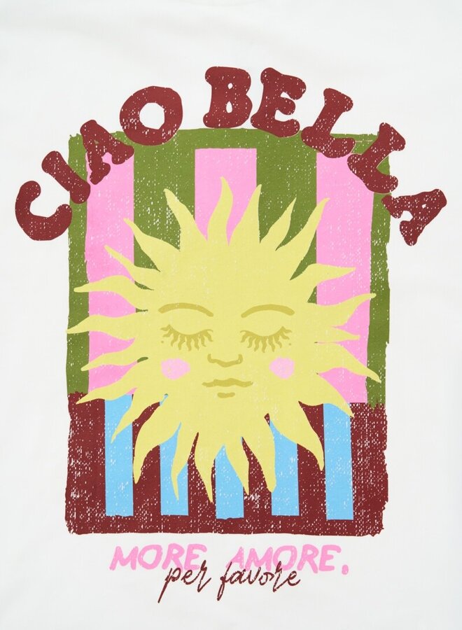 My Jewellery T-shirt Ciao Bella MJ16281-0900 - Wit