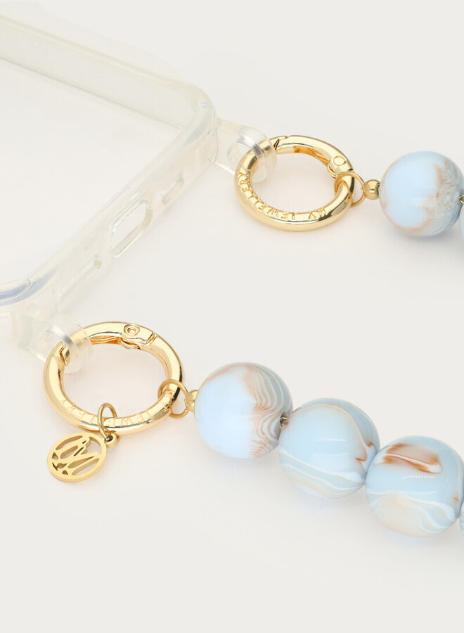 My Jewellery Telefoonkoord MJ16145-0600 - 0600 Licht Blauw