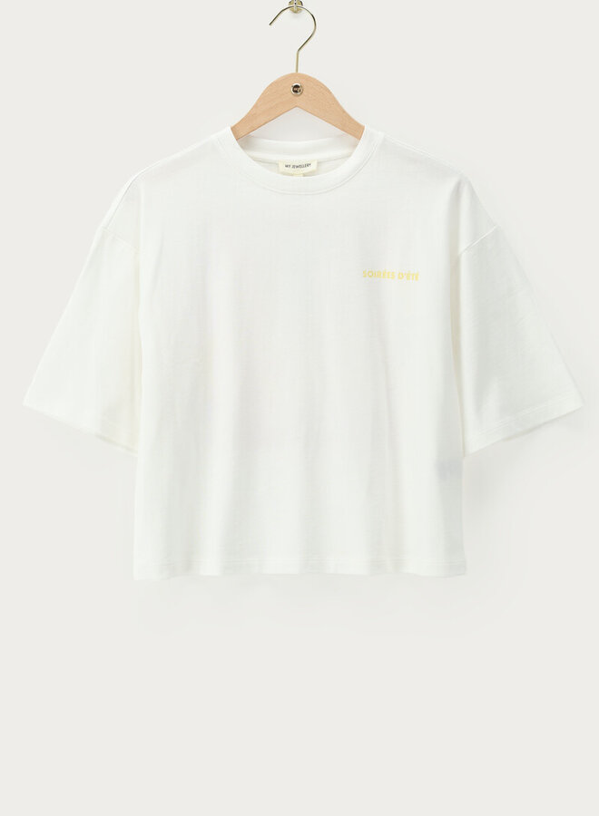 My Jewellery T-shirt Coucou MJ16230-0900 - Wit