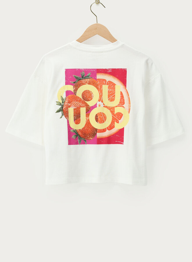 My Jewellery T-shirt Coucou MJ16230-0900 - Wit