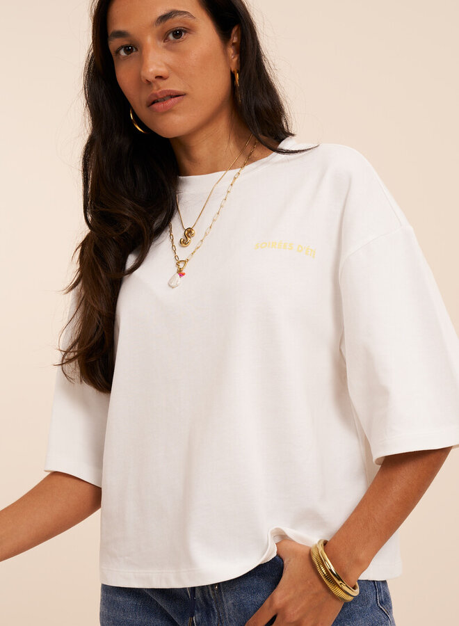 My Jewellery T-shirt Coucou MJ16230-0900 - Wit