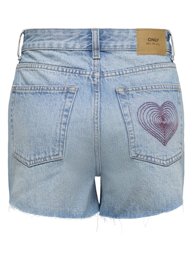 Only Denim Short ONLGABI 15370695 - Medium Blue Denim