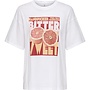 Only  T-shirt ONLMILA 15372177 - Bright White