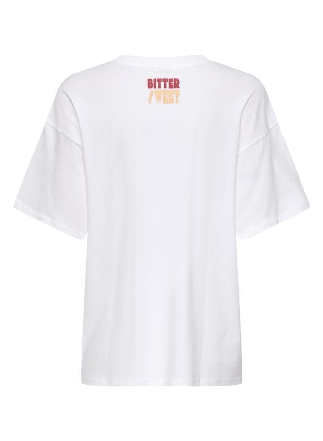 Only  T-shirt ONLMILA 15372177 - Bright White
