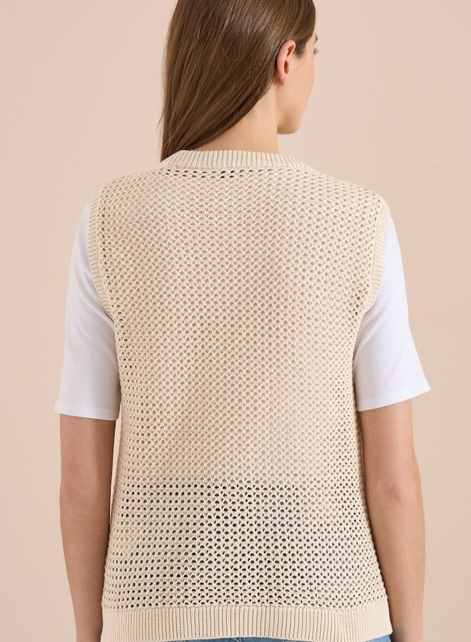 Cecil Gilet 254144 - 16504 Pearl Beige