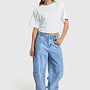 Refined Department Barrel Jeans Lyon R2605170184 - 204 Blue Denim