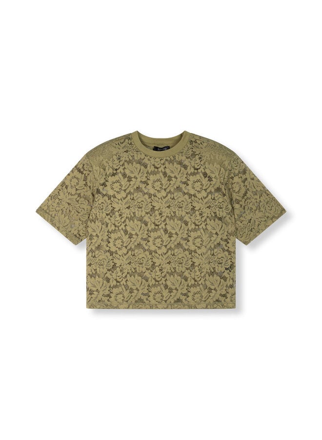 Refined Department Kanten T-Shirt Angie R2605757170 - 702 Army