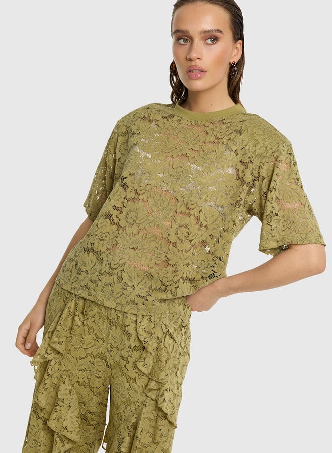 Kanten T-Shirt Angie R2605757170 - 702 Army