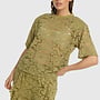 Refined Department Kanten T-Shirt Angie R2605757170 - 702 Army