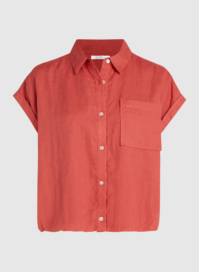 Circle Of Trust Top Kelly SS26_26_ - 1516 Mineral Red