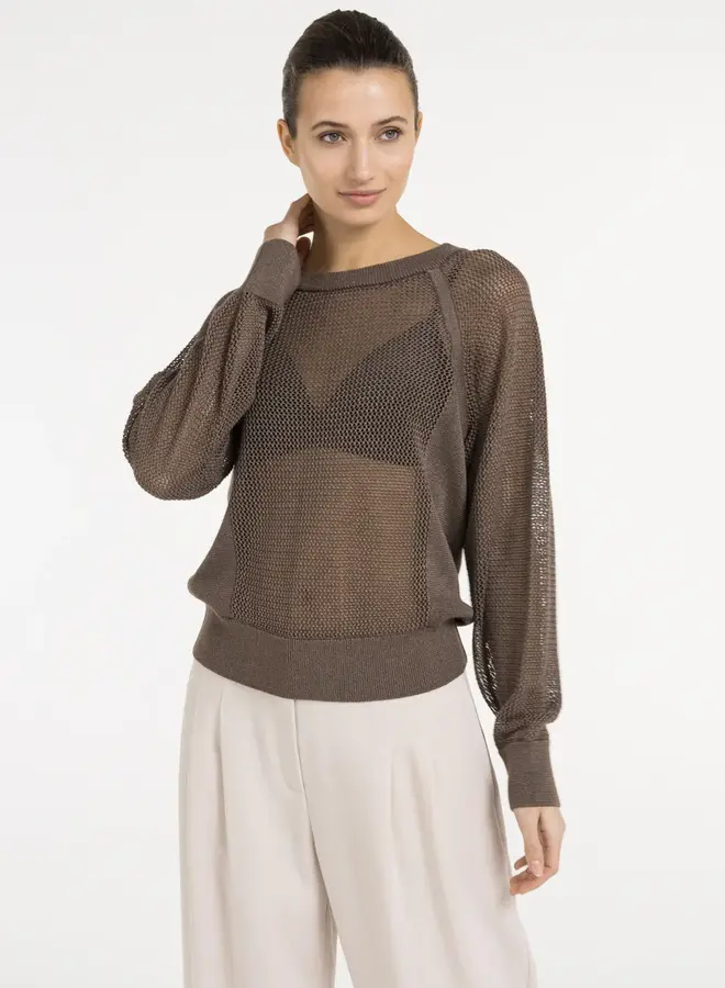 Trui 01-000592-605 - 99070 Washed Brown