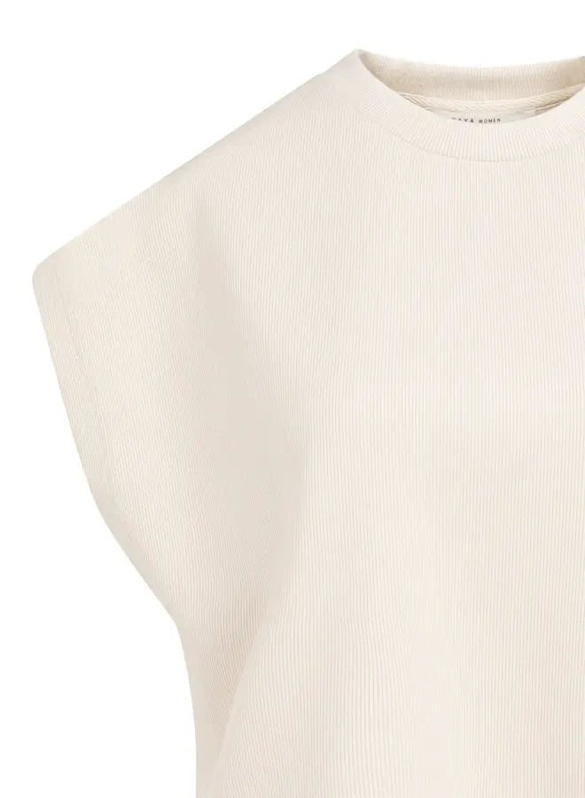 Yaya T-Shirt 01-109121-605 - 99067 Cloud Creme White
