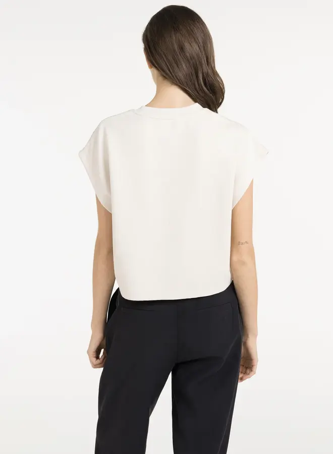 Yaya T-Shirt 01-109121-605 - 99067 Cloud Creme White