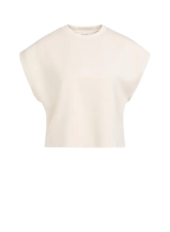 Yaya T-Shirt 01-109121-605 - 99067 Cloud Creme White