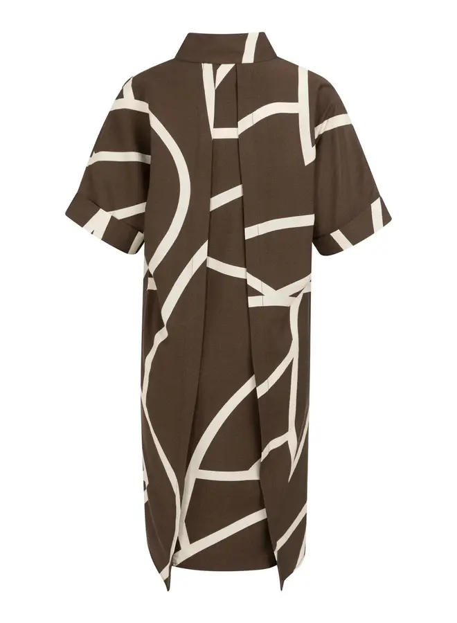 Yaya Jurk 01-601210-605 - 912161 Chocolate Martini Brown Dessin