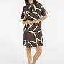 Yaya Jurk 01-601210-605 - 912161 Chocolate Martini Brown Dessin