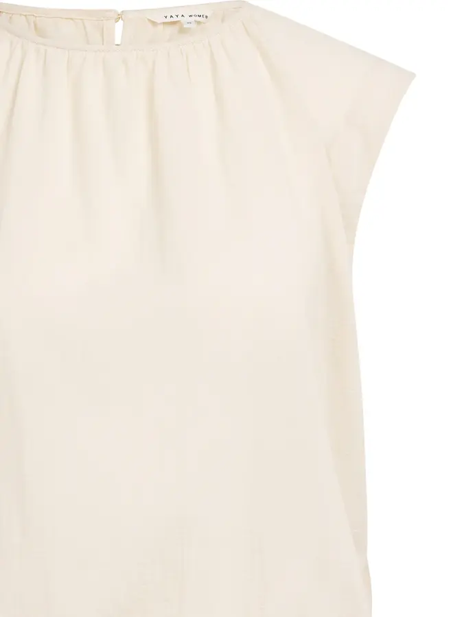 Yaya Top 01-701370-605 - 99067 Cloud Creme White