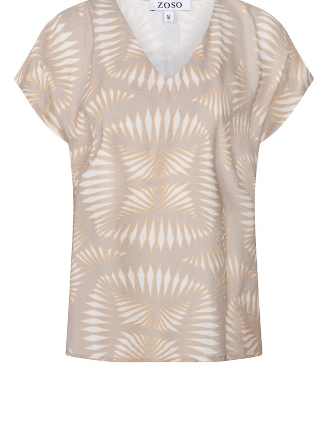 Zoso T-Shirt 263Lotte - 0000-0007 Black/Sand