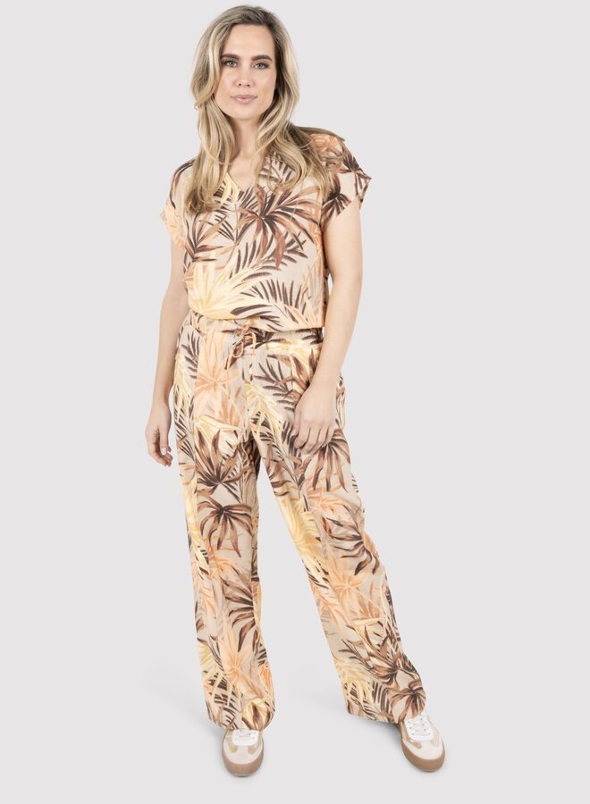 Zoso Linnen Broek 263Kiki - 0007-1020 Sand-Apricot