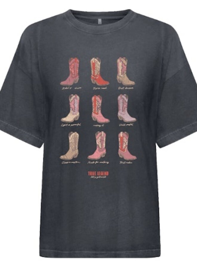 Only T-shirt ONLMILA 15382738 - Phantom