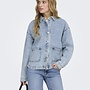 Only Spijker Jasje ONLLARA 15372651 - Light blue Denim