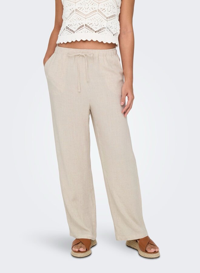 Only Linnen Broek ONLSIESTA 15322263 - Moonbeam